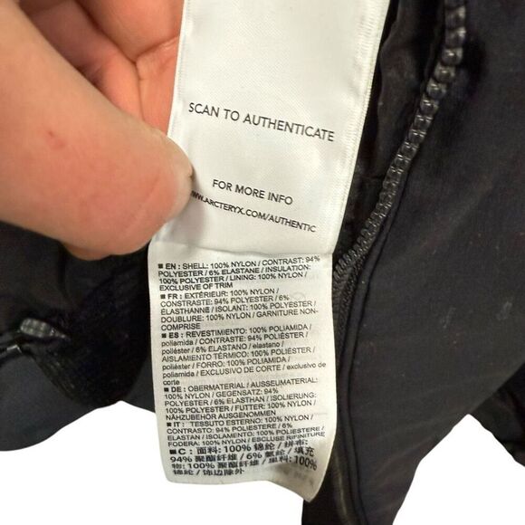 Arc'teryx Black Atom LT Light Jacket S - Picture 7 of 9